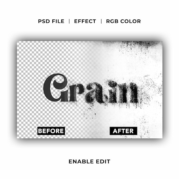 PSD dust text effect