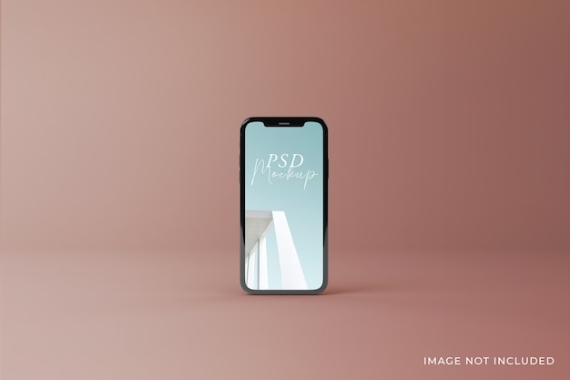 PSD editable high quality mobilecreen mockups design in top view