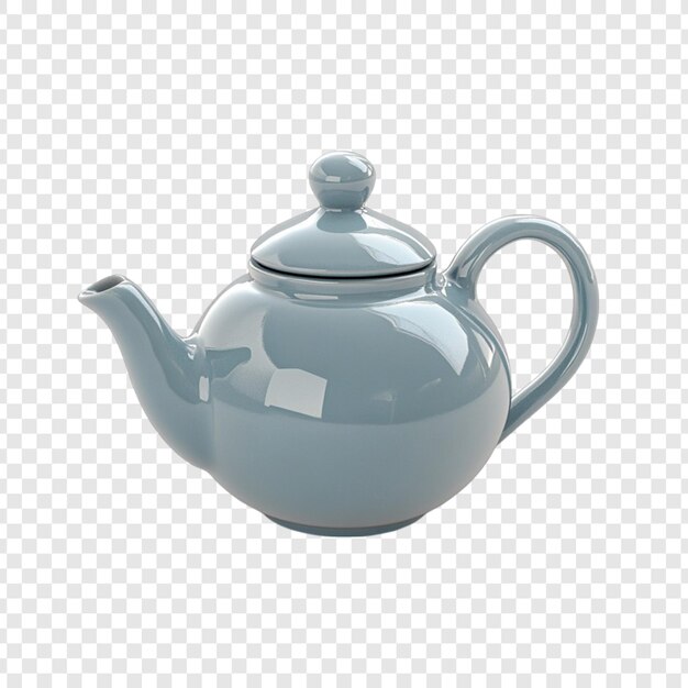 PSD elegant blue teapot tea time kitchenware ceramic