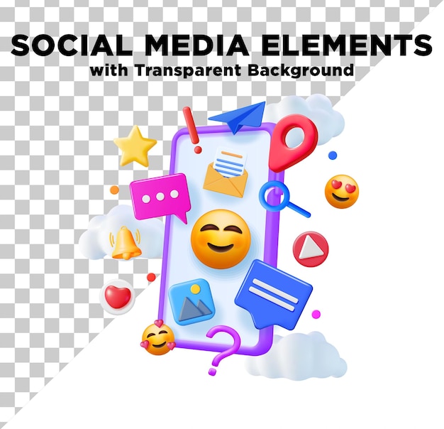 PSD elements for social media designs