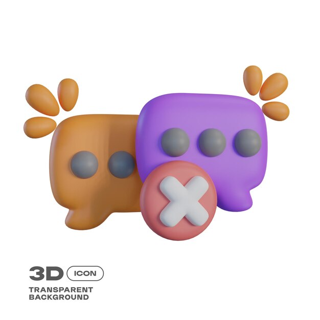 PSD empty state 3d icon png template