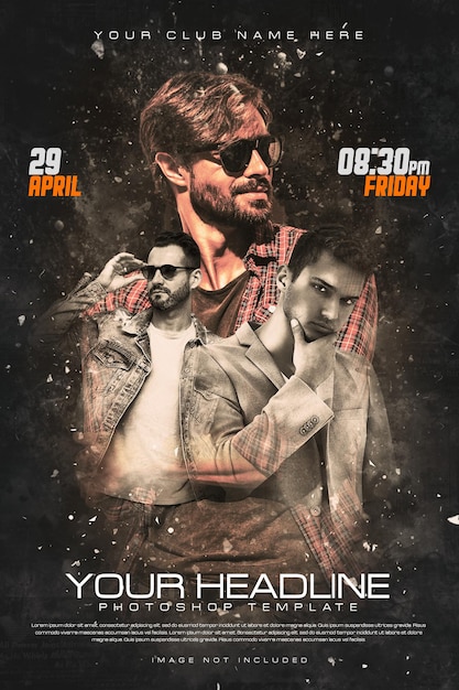 PSD event poster design