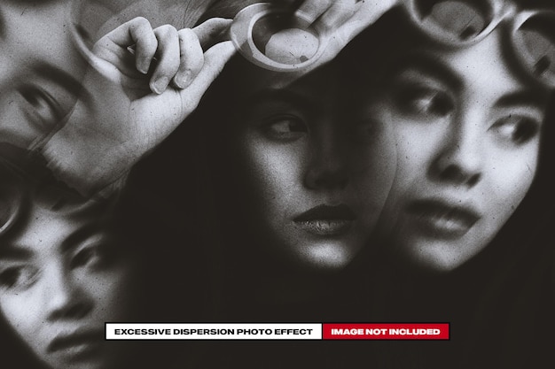 PSD excessive dispersion photo effect