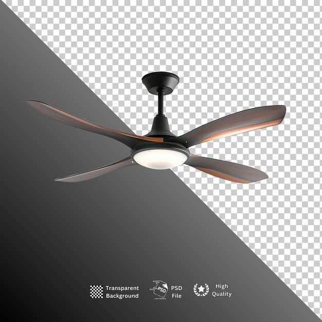 PSD fan isolated on transparent background