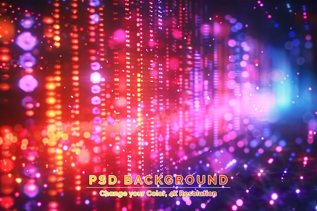 PSD fantasy abstract technology and engineering background