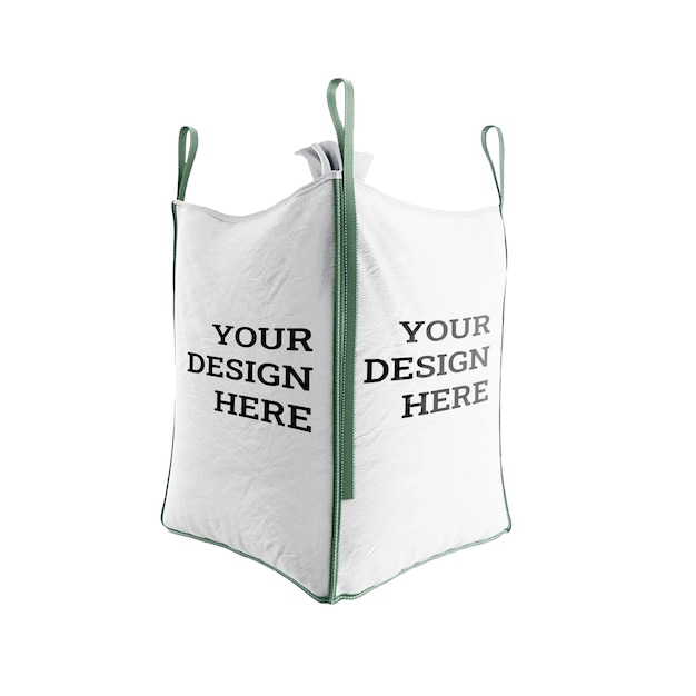 PSD fibc bag mockup