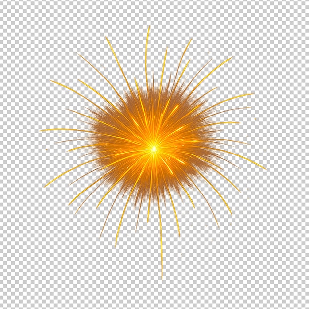 fiery burst exploding star-like abstract element