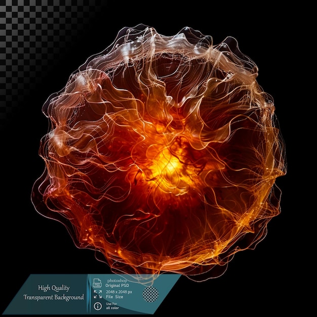 PSD fiery plasma sphere