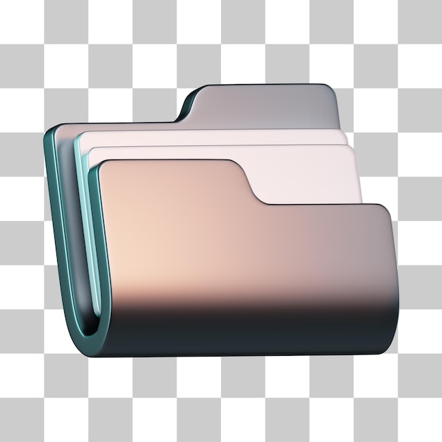 PSD file folder 3d icon