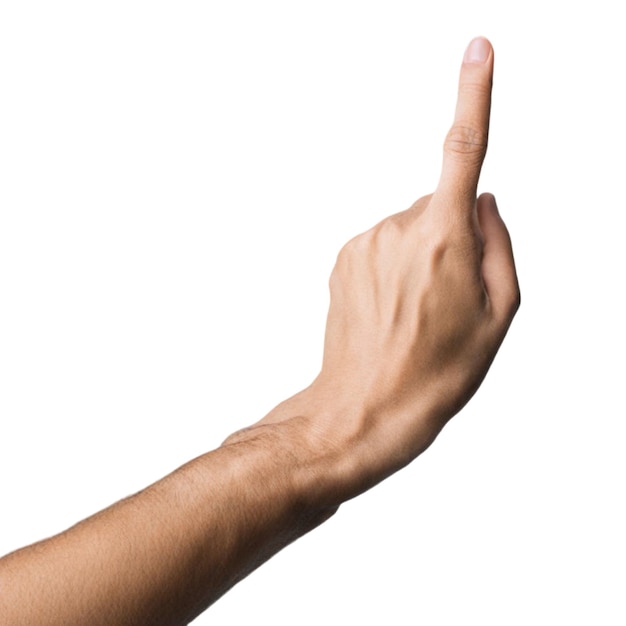 PSD finger transparent background