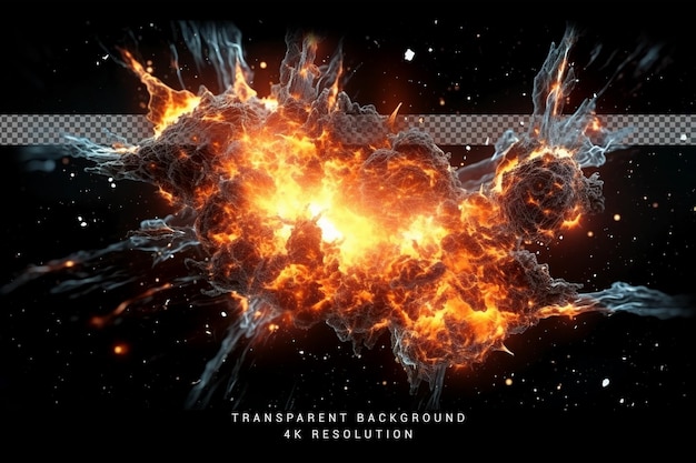 PSD fire flame scifi energy transparent background