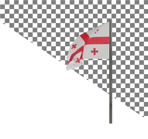 PSD a flag with the cross on it is next to a flag