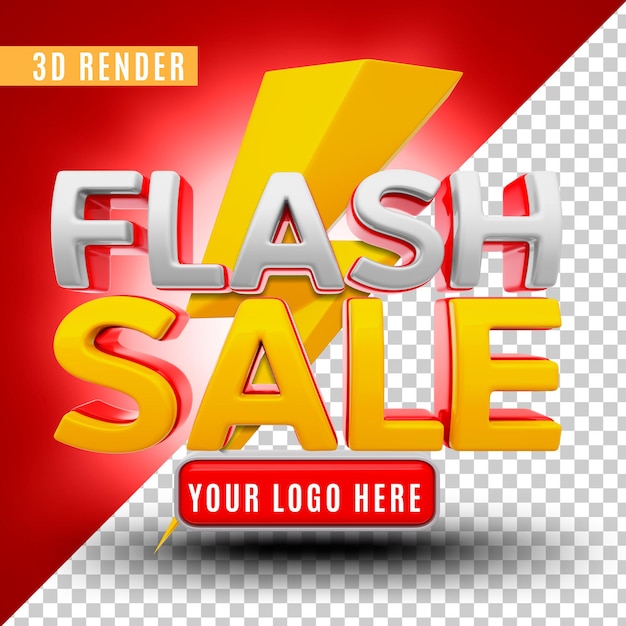 PSD flash sale banner template design psd
