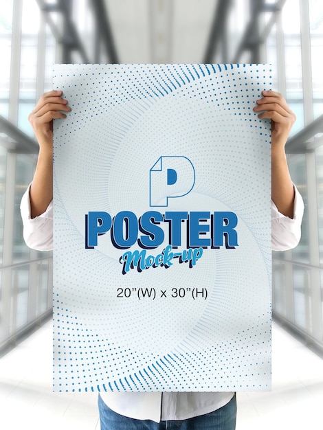 PSD flyer amp poster mockup