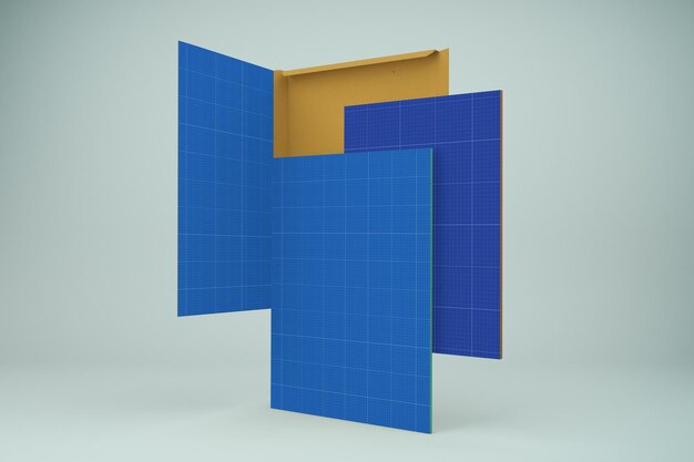 PSD folder design mockup