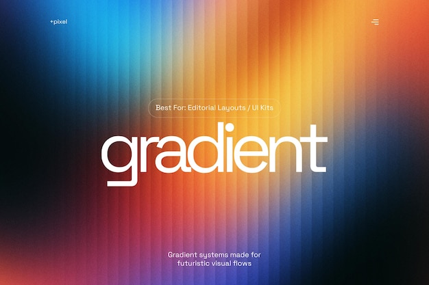 PSD fractal glass gradients texture