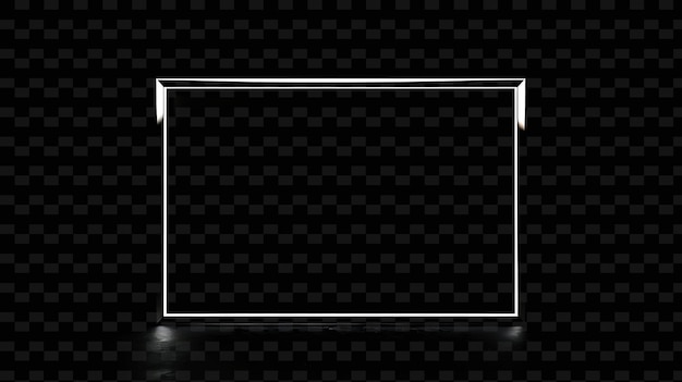 PSD a frame on a black background with space for text or image