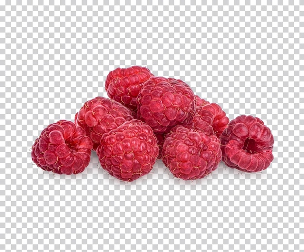 PSD fresh raspberry isolated premium psd