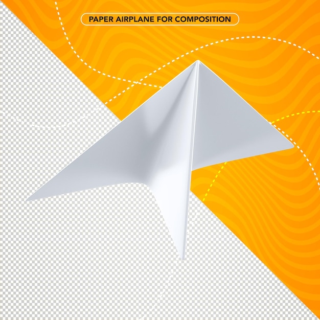 PSD front paper plane for back to school