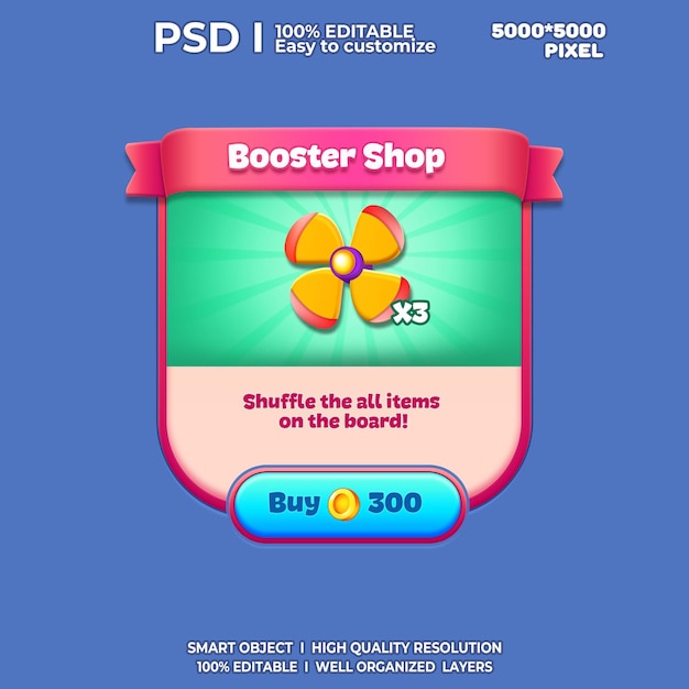 PSD game ui kit 2d game ui user interface casual game ui ui kit ui art cartoon game ui cool ui