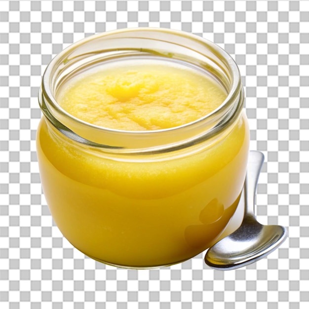 PSD ghee isolated on transparent background