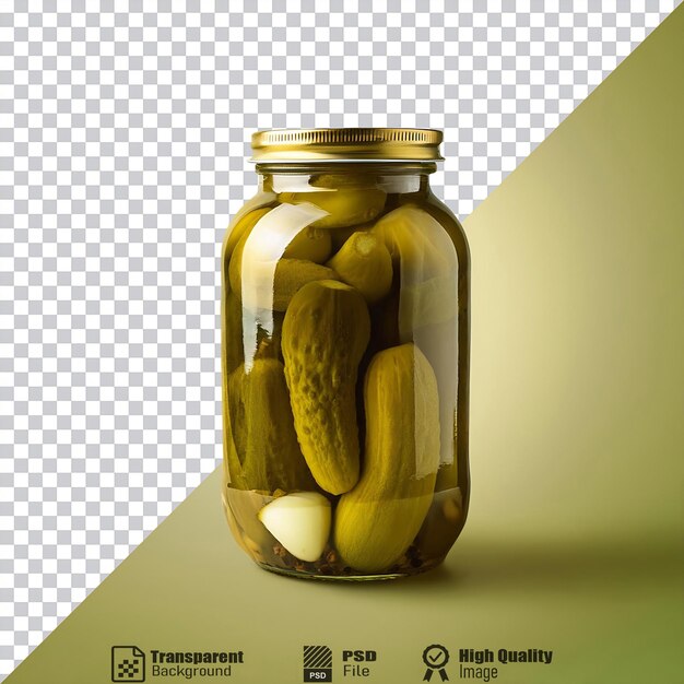 PSD a glass jar with eggs inside of it