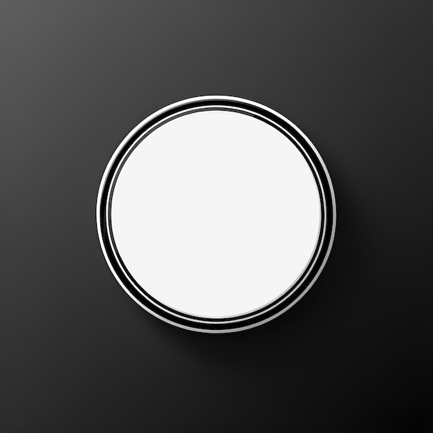PSD glossy black frame