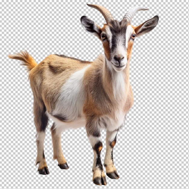 PSD goat on transparent background