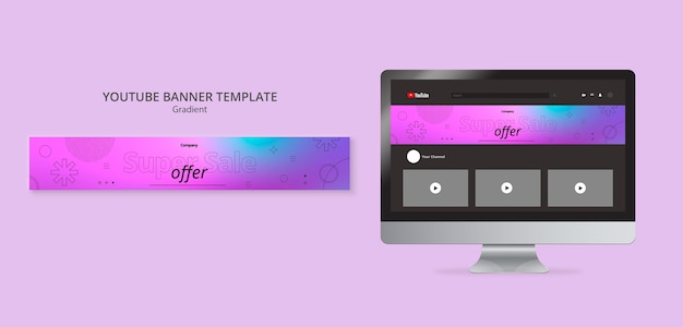 PSD gradient sale template