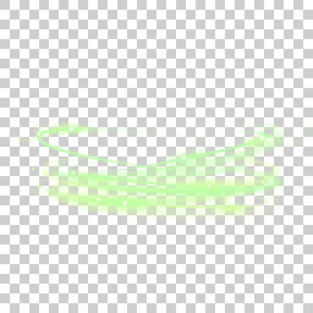 PSD green light trails effect