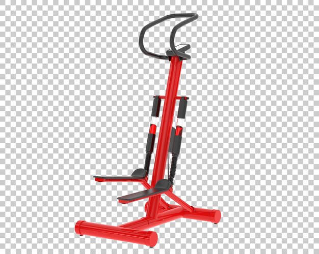 PSD gym stepper on transparent background 3d rendering illustration