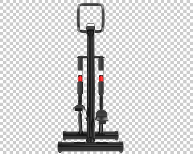 PSD gym stepper on transparent background 3d rendering illustration