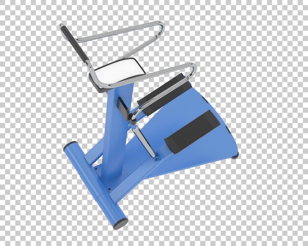 PSD gym stepper on transparent background 3d rendering illustration