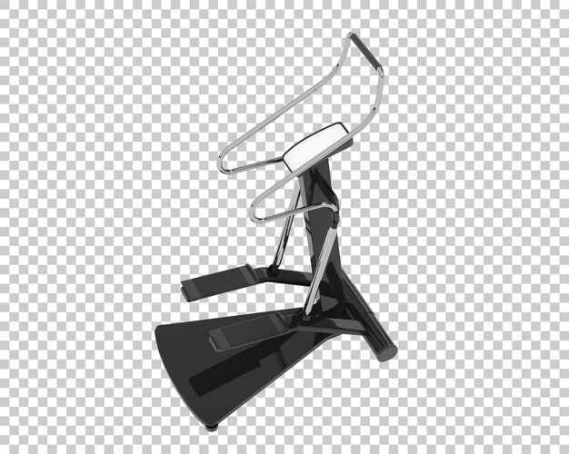 PSD gym stepper on transparent background 3d rendering illustration