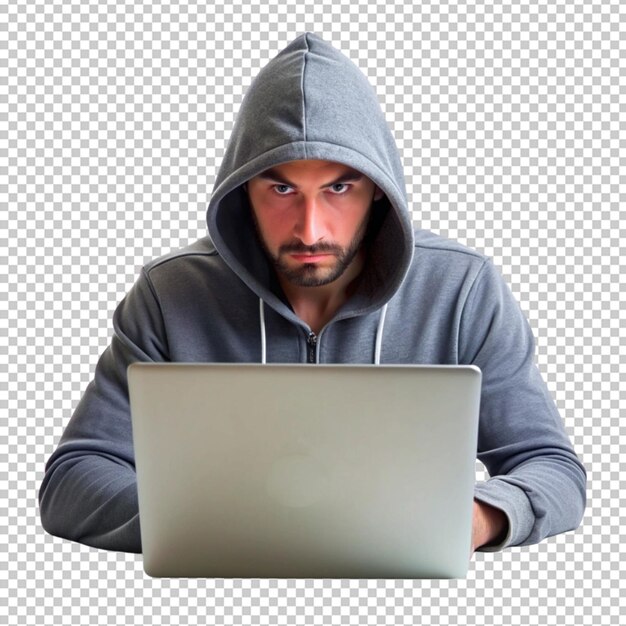 PSD hacker on transparent background
