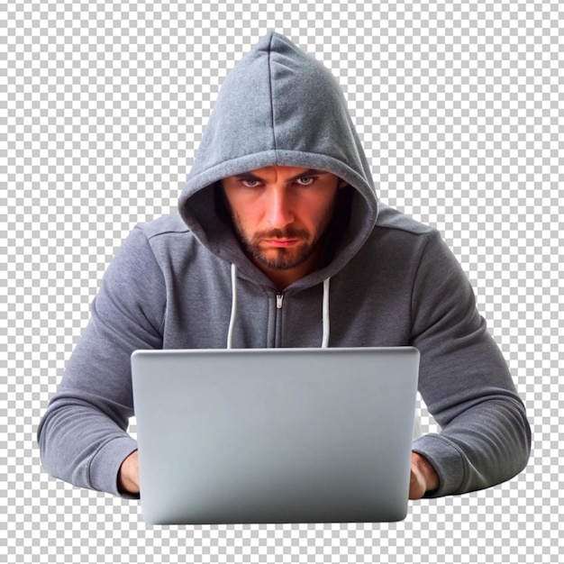 PSD hacker on transparent background