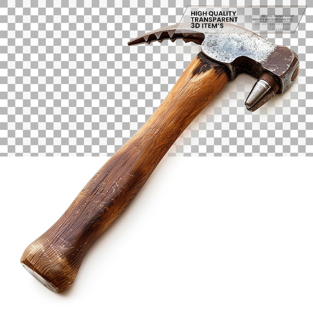 PSD a hammer is being held up by a hammer