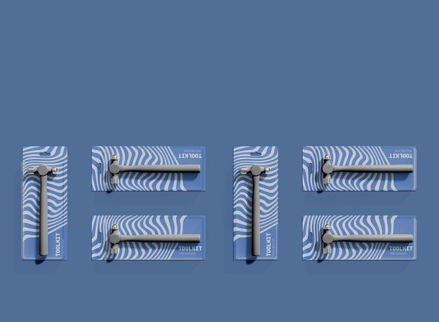 PSD hammer mockup