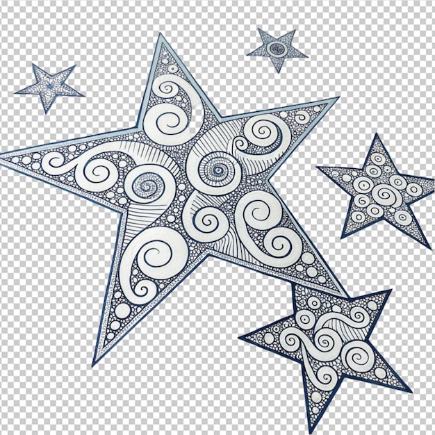 PSD a hand drawn 3d photo