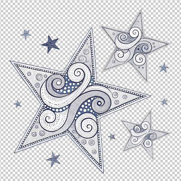 PSD a hand drawn 3d photo