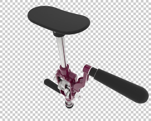 PSD hand drill isolated on transparent background 3d rendering illustration