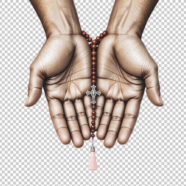 PSD hands holding rosary