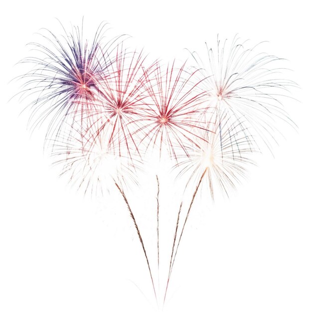 PSD heart shaped fireworks