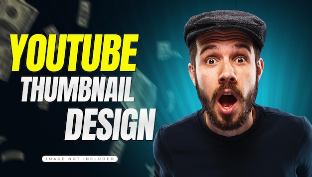 PSD highquality youtube thumbnail template