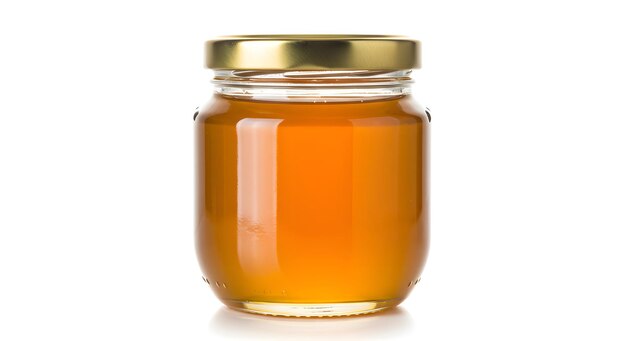 PSD honey jar on transparent background