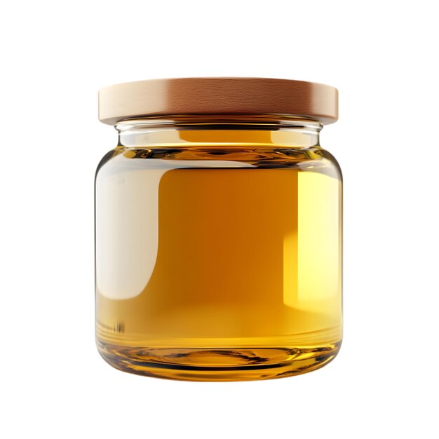 PSD honey in a jar