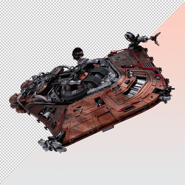 PSD hyperspace shuttle spaceship