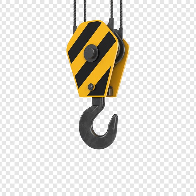 PSD industrial crane hook for heavy lifting operations