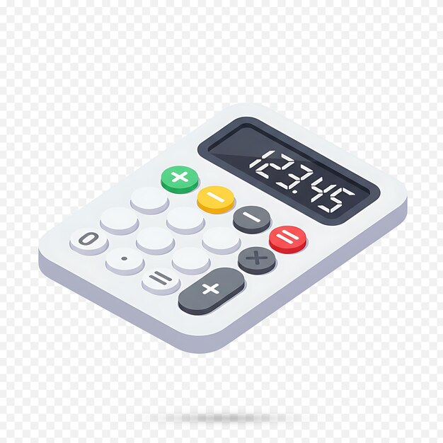 PSD isometric calculator with numeric display