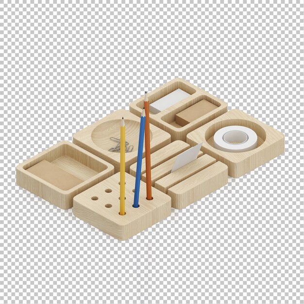 PSD isometric pencils set